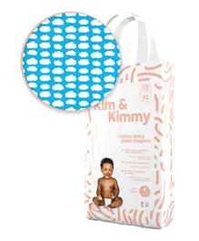 Kim & Kimmy Little Clouds Diapers Size 4 - Pack of 52