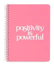 Ban.do Rough Draft Mini Notebook Positivity is Powerful - 160 Pages