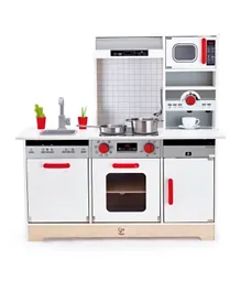 Hape - All-in-1 Kitchen White and Red