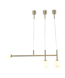 PAN Home Ashley 3 Light G9 Pendant Lamp - Brass