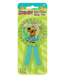 Party Centre Scooby-Doo Confetti Pouch Award Ribbon - Green