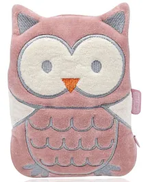 Babyjem Cherry Seeds Filled Velvet Colic Pillow - Owl Rose