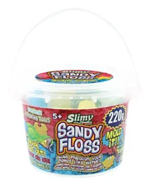 Slimy Sandy Floss In Bucket with 2 Shaping Tools - 220 g