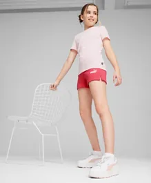 PUMA Logo Tee & Shorts Set - Whisp Of Pink