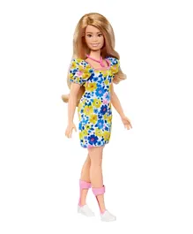 Barbie Fashionistas Doll Floral Babydoll Dress - 6.92 Inches