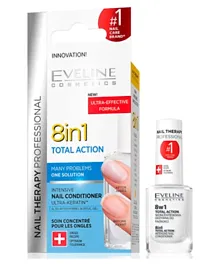Eveline Total Action 8 in 1 Intensive Nail Conditioner - 12ml