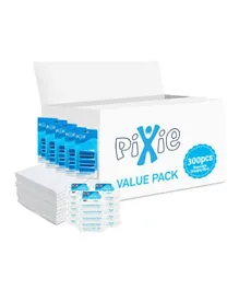 Pixie Disposable Changing Mats 300 + Pack of 15 Pixie Water Wipes 36 + Pixie Nappy Bag 300 Bags