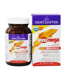 New Chapter Wholemega Fish Oil - 60 Softgels