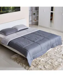HomeBox Bristol King Size Reversible Comforter Set - 3 Pieces
