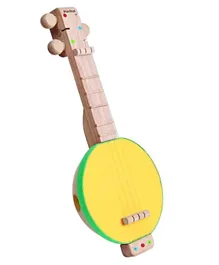 Plan Toys Sustainable Play Wooden Banjolele - Yellow
