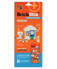 Brickstix Rescue Stickers - Multicolour