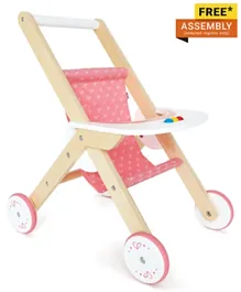 Hape Wooden Stroller - Pink