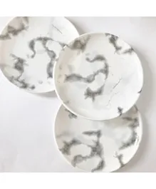 A'ish Home Marble Print Disposable Plates - Set of 6