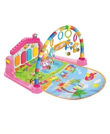 Huanger Baby Toys Piano Fitness Rack - Pink