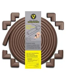 Veeseven Large Corner Edge Guard with Guard Roll - Brown