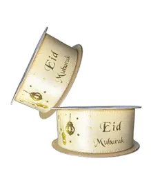 Highland Eid Mubarak Ribbons for Gift Wrapping - 3 Pieces