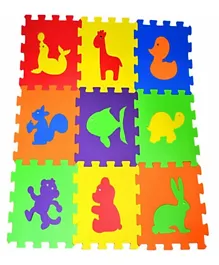 Matrax Polimat Puzzle Playmat Animals - 9 Pieces