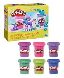Hasbro Play-Doh Sparkle Collection Set - Pack of 6