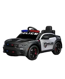 Myts Police Car Dodge 12V Kids Ride on Car - Black