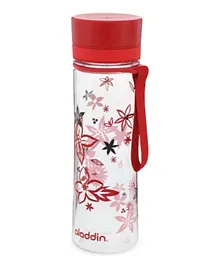 Aladdin Aveo Water Bottle Red Graphics - 0.6L