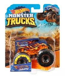 Hot Wheels Monster Truck 1:64 Basic Pack of 1 Die Cast Truck 1:64  - Assorted Design & Colour