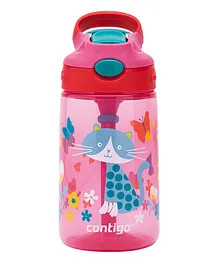 Contigo Autoseal Kids Gizmo Flip Bottle Cherry With Cat - 420mL