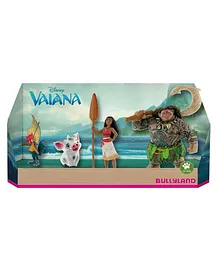 Bullyland Vaiana Moana Action Figures - 4 Pieces