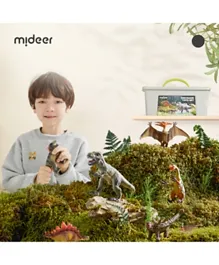 ميدير - مجموعة ألعاب الديناصورات - 24 قطعة