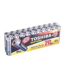 Toshiba Japanese Energy High Power AAA Batteries Value Pack - 20 Pieces