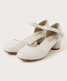 Monsoon Children Pretty Lacey Two-part Heels - Ivory