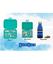 Yumbox School Lunch Bundle Pack of 3 - Kashmir Blue