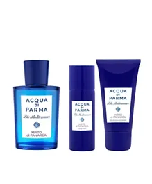 Acqua Di Parma Blu Mediterraneo Mirto Di Panarea Unisex Set Of EDT + Shower Gel + Body Lotion - 3 Pieces