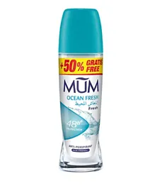 MUM Deodorant Roll On 75mL - Ocean Fresh