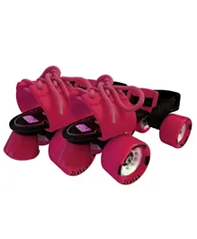 JASPO Adjustable Roller Skates Gripper Shoes - Red