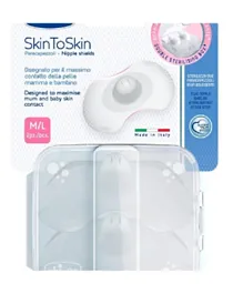 Chicco Nipple Shields Silicone Transparent - Pack of 2