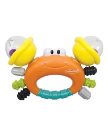 Infantino Sand Crab Rattle & Teether - Multicolour