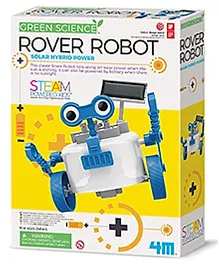 4M Hybrid Solar Engineering Rover Robot - Blue