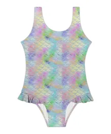 Slipstop Finny V Cut Swimsuit - Multicolor