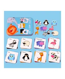 Factory Price Guess Who I Am Puzzle with 8 Cards - Design F