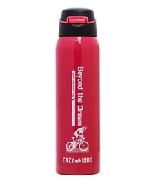 Eazy Kids Double Wall Insulated School Water Bottle Pink - 500mL