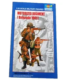 Trumpeter Motorized Regiment Belgrade 1941 Construction Set - Multicolour