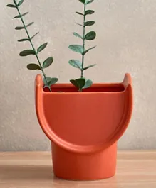 HomeBox Cambria Ceramic Vase - Orange