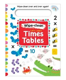 Wipe Clean Lets Learn Times Tables - English