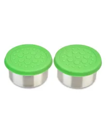 LunchBots Dips Pots Green Set of 2 - 133mL Each