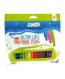 STATOVAC Ultra Life Fibre Color Pens Multicolor - Pack of 18