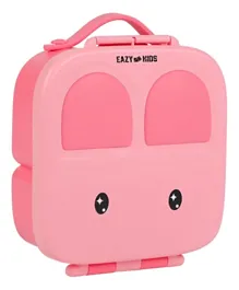 Eazy Kids Bento Lunch Box with Handle - Pink