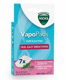 Vicks Rosemary Vapo Pads - Pack of 7
