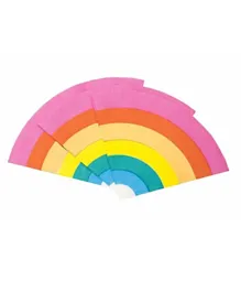 Talking Tables Rainbow Shaped Napkin Pack of 16 - Multicolour