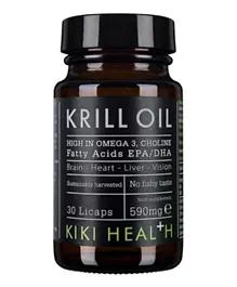 Kiki Health Krill Oil -­ 30 Capsules