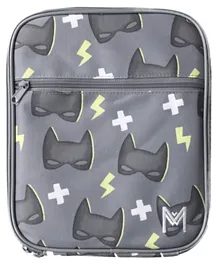 Montiico Superhero Insulated Lunch Bag - Grey